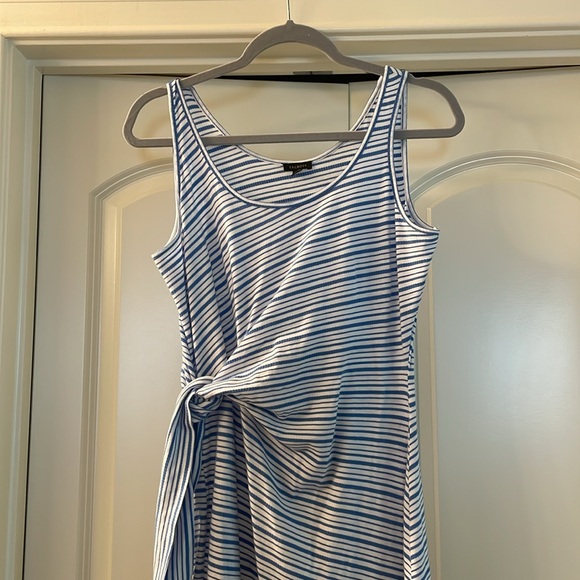 Talbots JACQUARD KNIT SIDE TIE DRESS - Picture 2 of 4